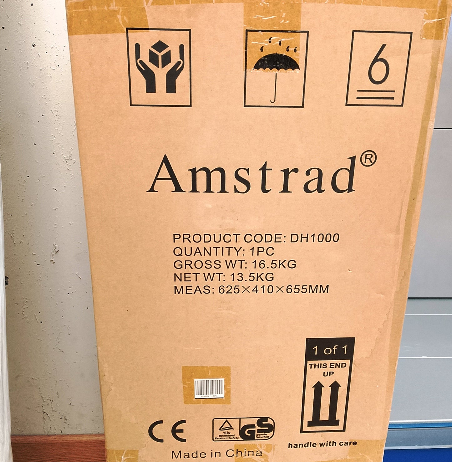 Stufa a colonna radiante per esterni AMSTRAD DH1000 - ART. 1688