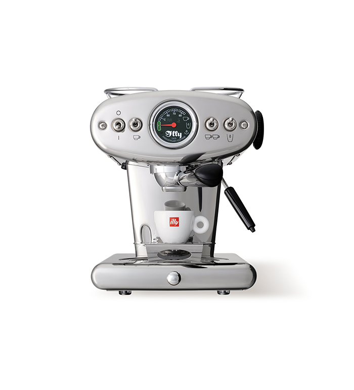 Macchina da caffè Illy X1 in acciaio