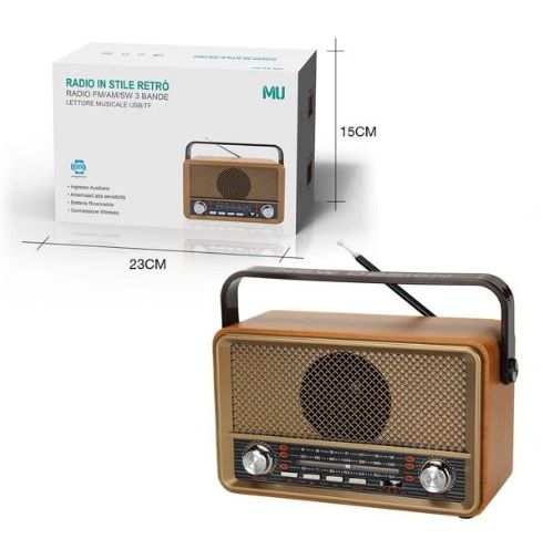 Radio in stile retrò -Mulin HR-511BR