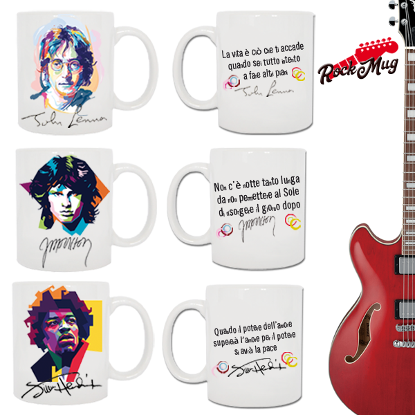 Set Rock Mug - I miti del Rock