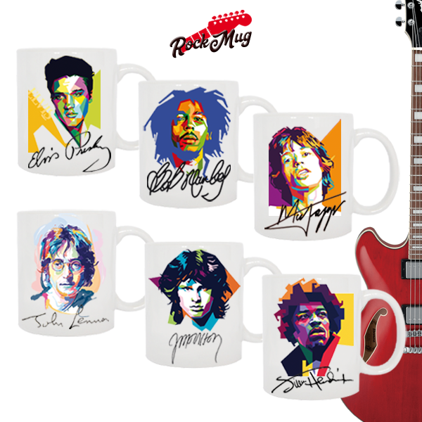 Set Rock Mug - I miti del Rock