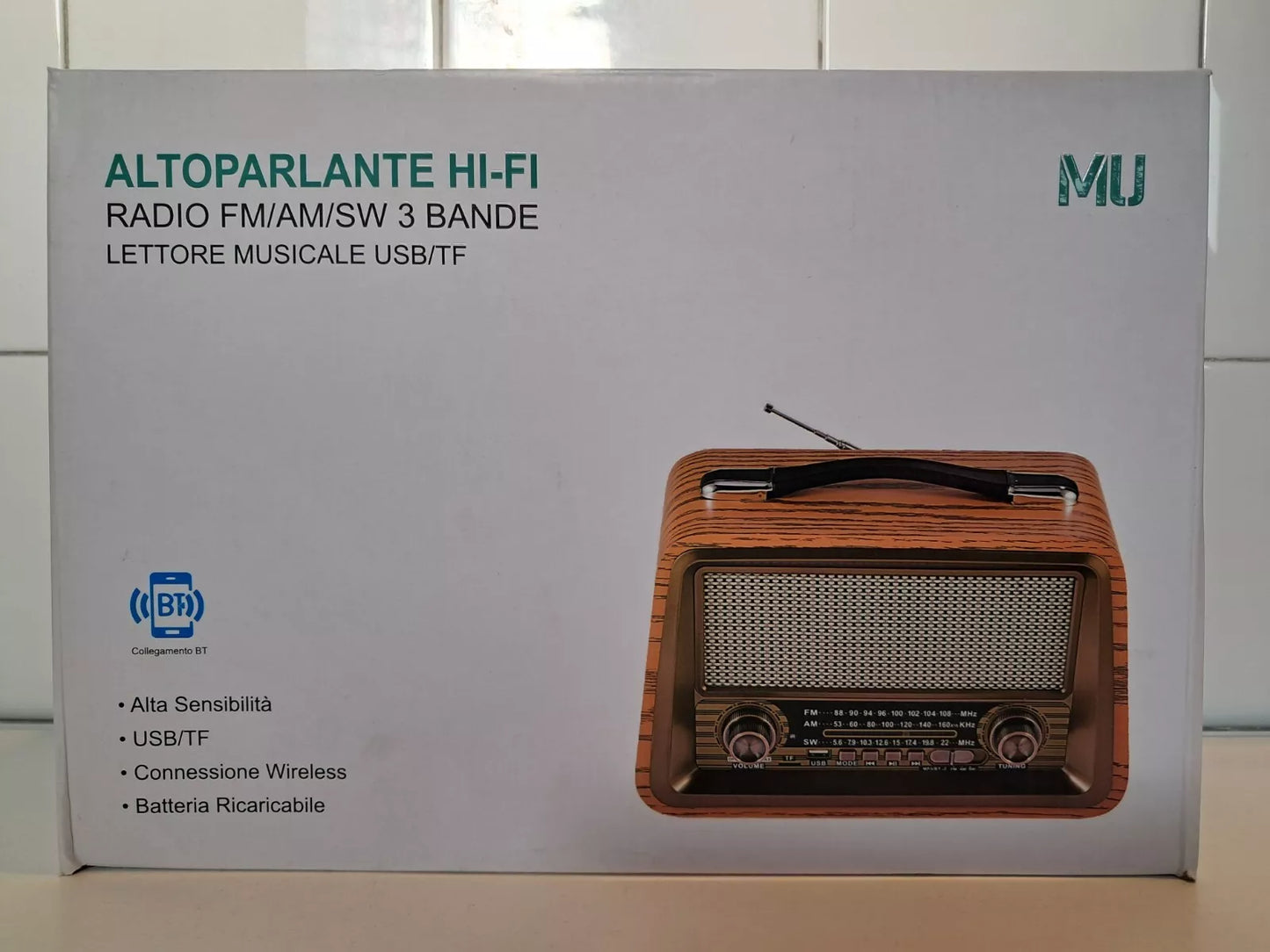 Radio retrò Mulin R-2066BT- ARTL. 1639