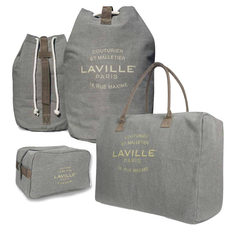 Set viaggio 3 pz vintage Laville Paris ART. ab0469