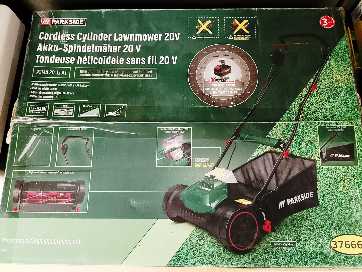 Tosaerba a cilindro senza fili 20V ART. 0020G
