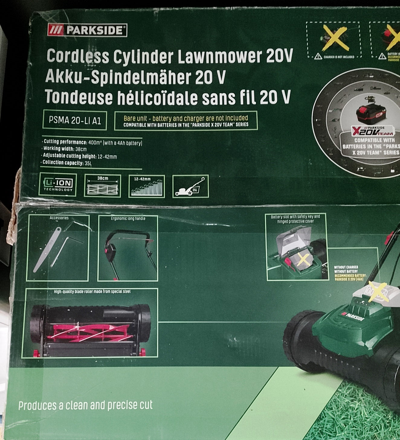 Tosaerba a cilindro senza fili 20V ART. 0020G