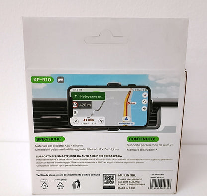 Supporto per smatphone da auto ART. 1732